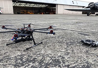 Drohne am Boden, für die F13 Dokumention Videoproduktion in der Schweiz